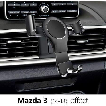 LUNQIN Car Phone Holder for Mazda 3 2014-2018 Auto Accessories Navigation Bracket Interior Decoration Mobile Cell Phone Mount 